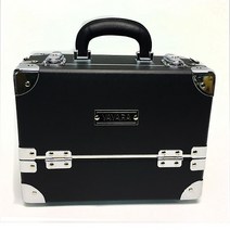 바바라 메이크업박스, 사피아노 블랙 중형, 1개, 1개