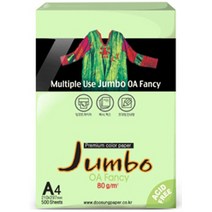 OA팬시페이퍼(점보)(500매포) - 80g, 멜론색