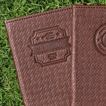 우리메뉴 빌패드 브라운파나마 2단 빌지홀더 빌지패드, 브라운파나마 2단 S 100x140mm
