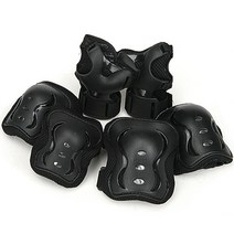 킹카스포츠 아동용 무릎 보호대 KS-301, 블랙XS