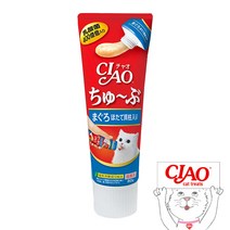 이나바 챠오츄르 챠오츄브 80g 고양이 마약간식 고양이간식, 참치+조개관자, 1개