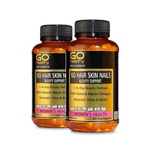 고헬씨 고 헤어 스킨 네일 뷰티서포트 100캡슐 2통, 6000mg, 2개