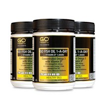 고헬씨 고 피쉬오일 원어데이 비타민D 1000IU 200캡슐 3통, 1500mg, 3개