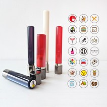 퍼니맨 S-C1 쿠폰도장 스탬프, (10mm)가옥레드-폰트A, 검정잉크