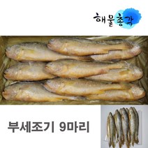 해물총각 부세조기 9마리 1박스, 3.4kg