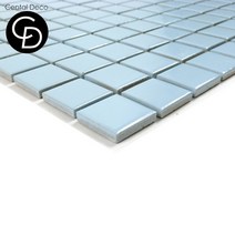 중앙데코 시트라인 벽 바닥타일 모자이크타일 (10장이상 사은품증정), 01-17 25mm K3478 하늘유광, 1장