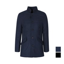 포도굿샵 절개 차이나 모직 패딩코트