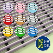 항균튜브매트 욕실 미끄럼방지매트 일반형 세로120cm x가로200cm / 화장실매트 발판 목욕탕 어린이집 유치원 매트, 연보라