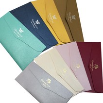 마음담아 봉투특가 고급 펄지 봉투 8장세트, 2. 장미펄지봉투-8장