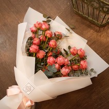 [피오니페페] 25송이 예쁜 자나장미 생화 꽃다발, 목 도착