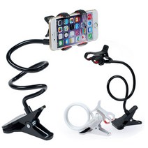 와이어 자바라 거치대 핸드폰거치대 휴대폰 모바일거치대, 1개, 블랙