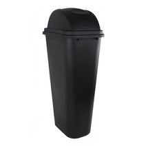 진성울트라 PP 회전 휴지통 13L~50L 대용량 업소 가정 주방, 블랙 50L, 1개