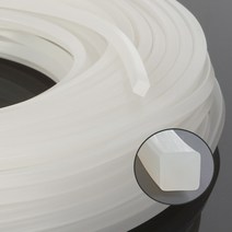 실리콘사각패킹 (가로11mm*세로11mm) - 10M(반투명)