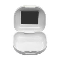 더본 거울 케이스 마우스피스 리테이너 보관함, White