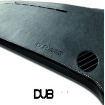DUB 가죽논슬립 대쉬보드커버 대시보드커버, 검정-블랙스티치, 스포티지R QL(15.8~)(스피커무)