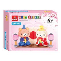 [알꿀밤-나노블럭-베어] Q곰 일본 결혼식Q