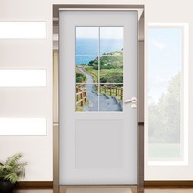 꾸밈 ch799-창문그림(제주산책로)현관문시트지 시트지, C타입-모던