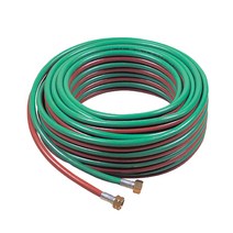 국산 휴대용 쌍호스 굵기 5mm 8mm 길이 10M 20M 30M 택1 산소용접 가스호스 절단호스 트윈호스 니플 장착 절단기 용접 호스 1개, 쌍호스 8mm x 15M