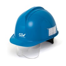 안전모 COVD-H-0911091 보안경겸용 B형 코브, 하늘색