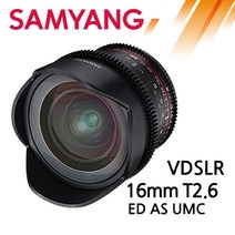 삼양 정품 씨네렌즈 VDSLR 16mm T2.6 ED AS UMC, 마이크로포써드