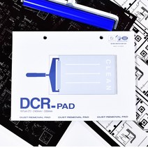 국산 정품 종이 DCR PAD - 5권 포장 PCR 점착 크린 패드 330x240, 5개
