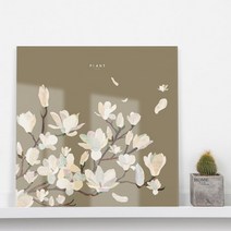 꾸밈 tm027-아크릴액자감성플라워시리즈01 액자, 1.목련