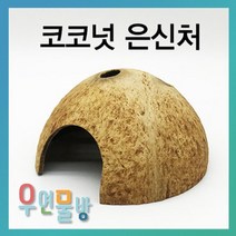 [우연물방] 코코넛 은신처(가재놀이터)-물고기 놀이터 물고기 은신처, 1개