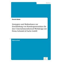 Strategien Und Manahmen Zur Erschlieung Von Kundenpotenzialen Fur Den Unternehmensbereich Webdesign De..., Diplom.de