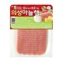 롯데햄 의성 마늘햄 슬라이스 60g아이스팩 +보냉팩포장, 60g, 10개