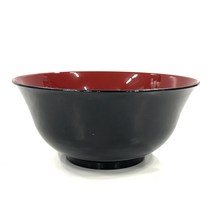 일본 투톤 양각 칠기_냉면기