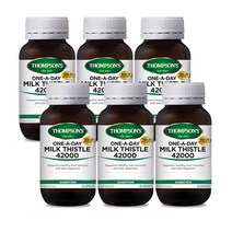 톰슨 밀크시슬 42000 60캡슐 6통 Thompson Milk Thistle, 6개, 200g