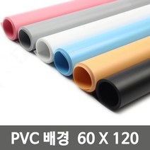 라이트앤 PVC 촬영 배경지 60x120cm, 1개, PVC60-오렌지
