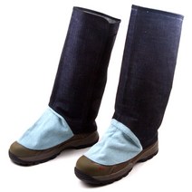 청각반 발등 가죽형 용접각반 밴드 각반 찍찍이형 심마니 끈고정 발목 다리 보호, 1개