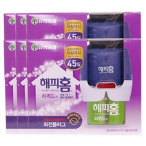 해피홈 리퀴드 플러그형 훈증기+리필45일, 6개