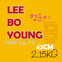 폰카N액자 탄생액자 아기 태명 글귀문구 주문제작, 3블링블링-화이트90탄생액자