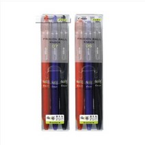 아주문구 노크식지워지는볼펜프릭션, 청색0.5mm, 1개