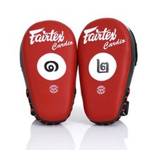 페어텍스 손미트 Fairtex FMV12 Angular Focus Mitts, 블루/레드