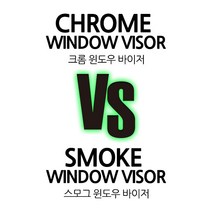 케이모터스 스모그vs크롬 썬바이져(전차종 선택가능), 210/현대트럭 5~25톤/2013 메가트럭 (2P) 단 유로식스 제외[K901-137 ], 스모그썬바이저