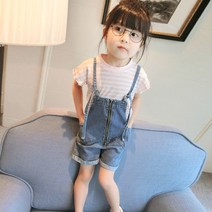 노블엔젤 멜빵 청반바지 상하복 세트 No 43