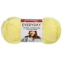 프리미어얀스 에브리데이 뜨개실, Baby Yellow, 1개