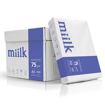아주문구 복사용지밀크 A4 1권250매, 1권
