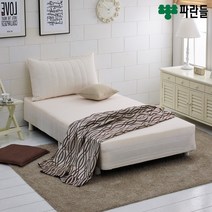 파란들 코지 단면 매트리스 일체형침대 싱글 슈퍼싱글 더블 퀸 ch, 와인