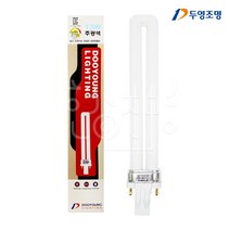 두영조명 삼파장 형광등 FPX13W FPX13WEX-D FPX13WEX-L, 주광색, 1개