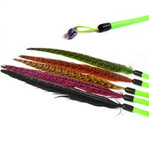 힐링타임 꿩깃털 스틱 (색상랜덤) NH-0151, 1개