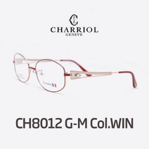 CHARRIOL CH8012 G-M Col.3 WIN 샤리올안경 옆에큐빅장식 베르사체모양
