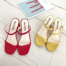 제시슈 JS8383 미들힐 여름 스트랩 샌들