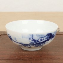 청화백자 매화 찻잔, 1개