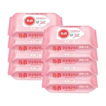 비앤비 안심제균 물티슈 휴대용, 20매, 8개