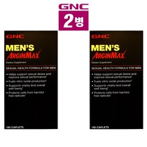 GNC 남성용 아르긴 맥스 180정 2개세트, 2개