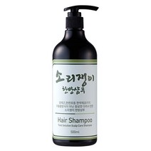 소리쟁이 지루성두피 천연한방샴푸 비듬 지성용, 1개, 500ml